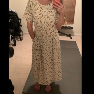 Floral midi spring dress